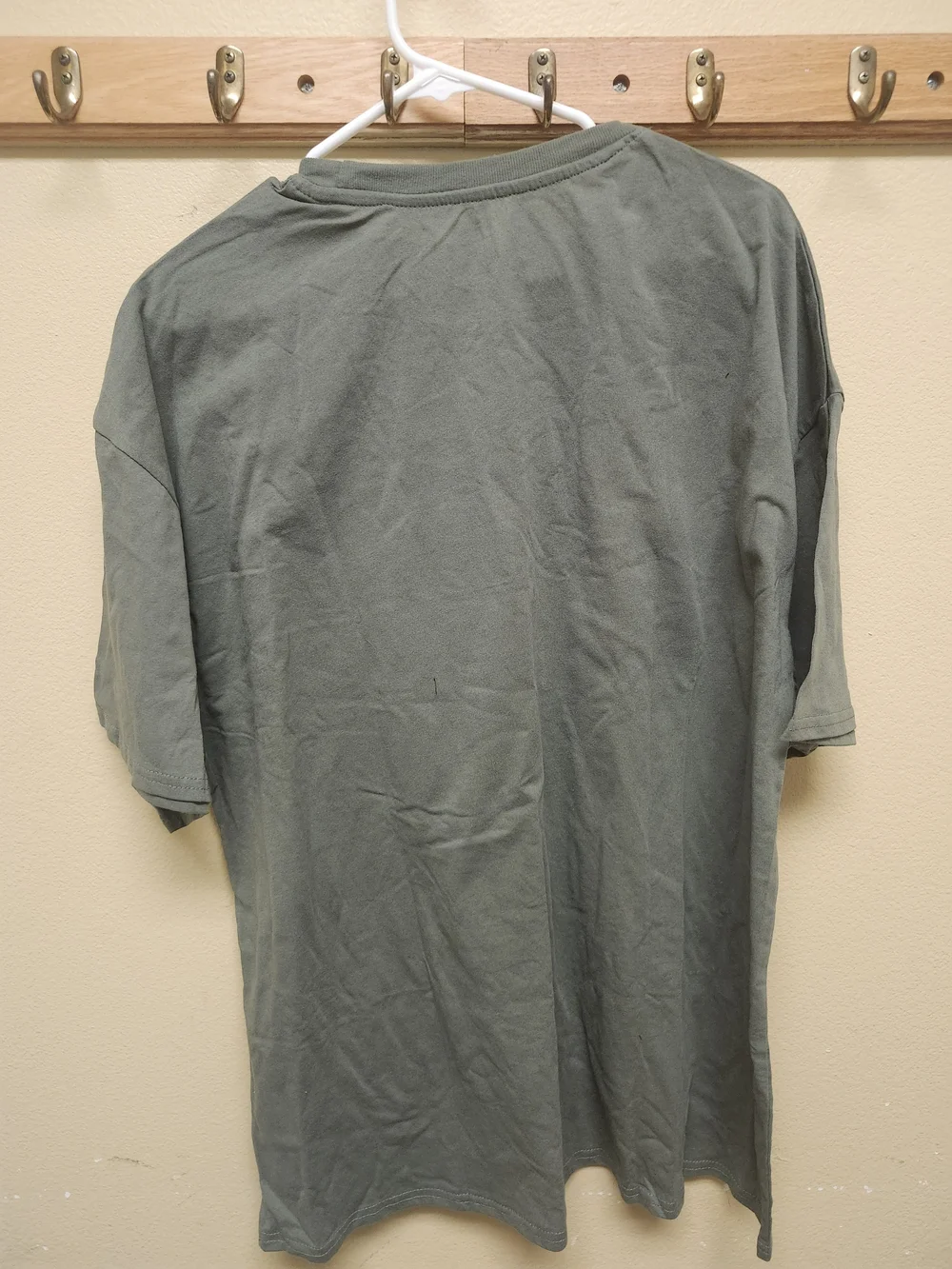 Source Unknown Olive Graphic Tee with Eagle Print